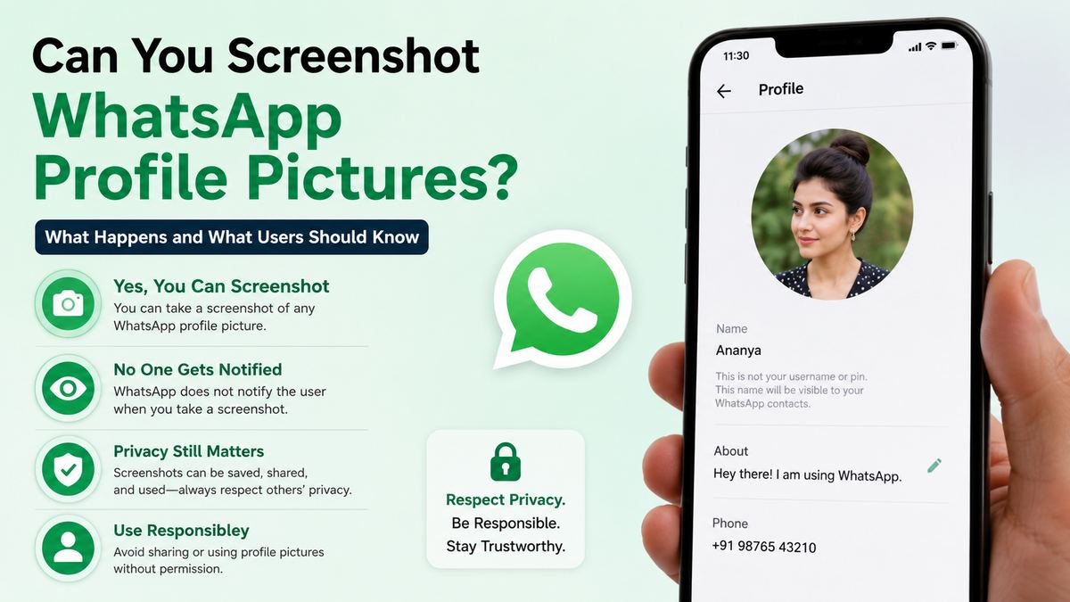 Can You Screenshot WhatsApp Profile Pictures? What Happens and What Users Should Know