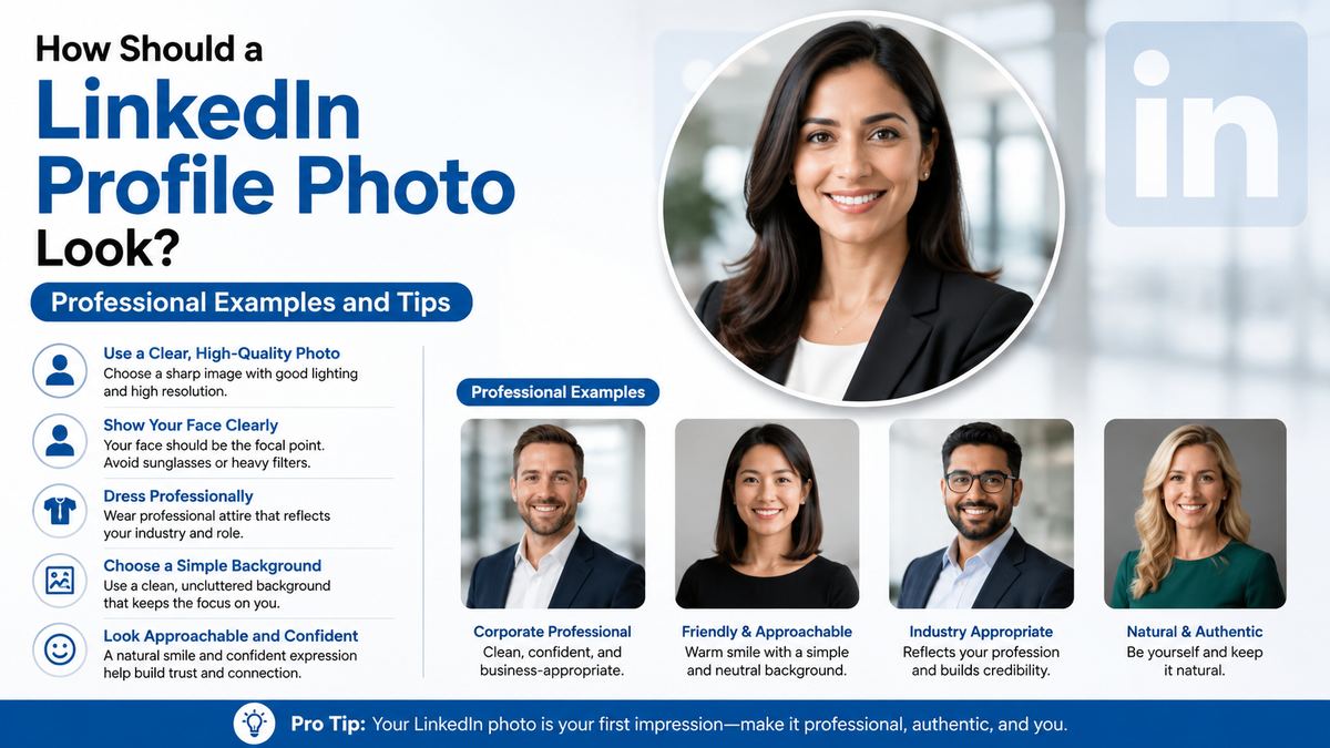 How Should a LinkedIn Profile Photo Look? Professional Examples and Tips