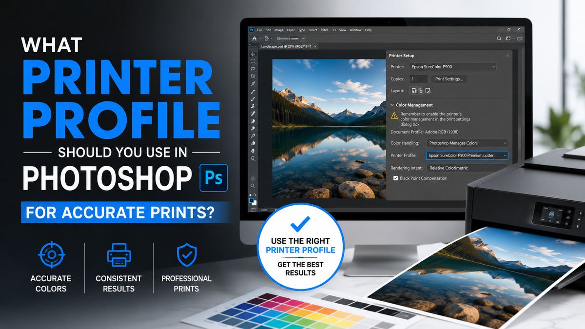 What Printer Profile Should You Use in Photoshop for Accurate Prints?