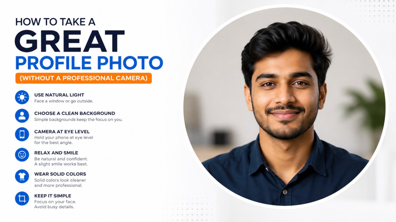 How to Take a Great Profile Photo (Without a Professional Camera)